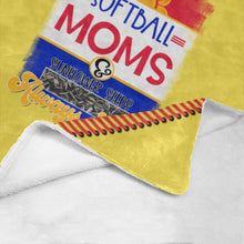 Load image into Gallery viewer, Always Salty Softball Moms Blanket Ultra-Soft Micro Fleece Blanket 30''x40''