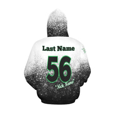 Load image into Gallery viewer, Aces B/W All Over Print Hoodie for Men (USA Size) (Model H13)