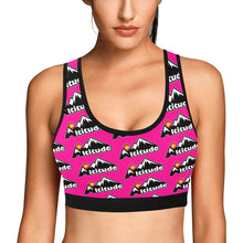 Load image into Gallery viewer, Altitude Sports Bra Pink Pattern Women's All Over Print Sports Bra (Model T52)