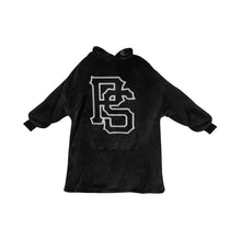 Load image into Gallery viewer, PS Sherpa Lined Hoodie black Blanket Hoodie for Women