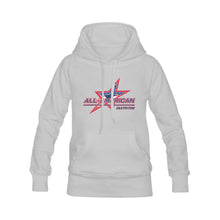 Load image into Gallery viewer, All American 50/50 Grey Heavy Blend Hooded Sweatshirt