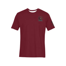 Load image into Gallery viewer, Maroon Heaton Men's All Over Print T-Shirt (Random Design Neck) (Model T63)