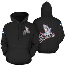 Load image into Gallery viewer, SHARKS WOMEN HOODIE All Over Print Hoodie for Women (USA Size) (Model H13)