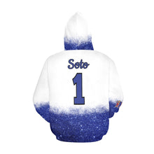 Load image into Gallery viewer, Azteca Hoodie Women Glitter Final All Over Print Hoodie for Women (USA Size) (Model H13)