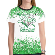 Load image into Gallery viewer, Aces 7 New All Over Print T-shirt for Women (Model T45)