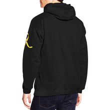 Load image into Gallery viewer, Cruisin' for Cure 4 Black All Over Print Hoodie for Men (USA Size) (Model H13)