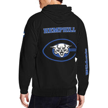 Load image into Gallery viewer, Central Zip-up D hemp f xl All Over Print Full Zip Hoodie for Men (Model H14)