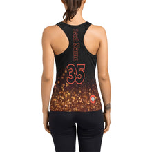 Load image into Gallery viewer, Chaos Custom Tank Name Number Women's Racerback Tank Top (Model T60)