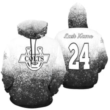 Load image into Gallery viewer, South Universal Sport Name/Number All Over Print Hoodie for Men (USA Size) (Model H13)