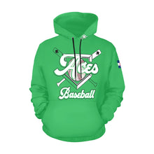 Load image into Gallery viewer, Aces Green All Over Print Hoodie for Men (USA Size) (Model H13)