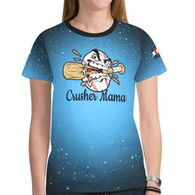 Load image into Gallery viewer, Crusher Mama 7 New All Over Print T-shirt for Women (Model T45)