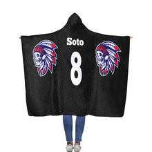 Load image into Gallery viewer, Tribe Hooded Blanket 2 Flannel Hooded Blanket 56''x80''