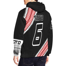 Load image into Gallery viewer, Custom Baseball Hoodie White 2 All Over Print Hoodie for Men (USA Size) (Model H13)