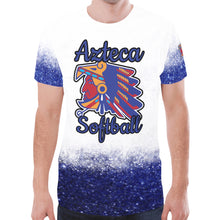 Load image into Gallery viewer, Azteca Male Size Glitter Final New All Over Print T-shirt for Men (Model T45)