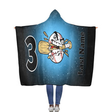 Load image into Gallery viewer, Crushers Hooded Blanket 5 Flannel Hooded Blanket 56''x80''