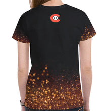 Load image into Gallery viewer, Chaos Glitter No Custom New All Over Print T-shirt for Women (Model T45)