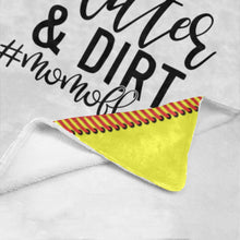 Load image into Gallery viewer, Glitter and Dirt Mom of Both Blanket Ultra-Soft Micro Fleece Blanket 30''x40''