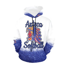 Load image into Gallery viewer, Azteca Hoodie Women Glitter Final All Over Print Hoodie for Women (USA Size) (Model H13)