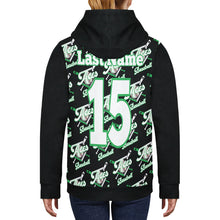 Load image into Gallery viewer, Aces Fleece Lined 2 Women's Long Sleeve Fleece Hoodie (Model H55)