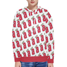 Load image into Gallery viewer, Angels 40 Women's Long Sleeve Fleece Hoodie (Model H55)