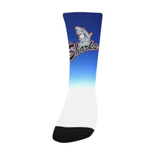 Load image into Gallery viewer, SHARKS YOUTH SOCKS 2 Custom Socks for Kids