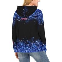 Load image into Gallery viewer, All American Glitter No Custom All Over Print Hoodie for Women (USA Size) (Model H13)