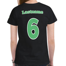 Load image into Gallery viewer, County Volleyball Name/Number T-shirt for Women (Model T45)