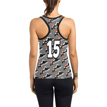 Load image into Gallery viewer, Altitude Tank Grey Number Women's Racerback Tank Top (Model T60)