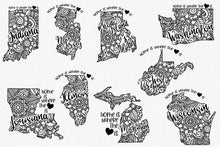 Load image into Gallery viewer, Mandala State Short Sleeve Shirt