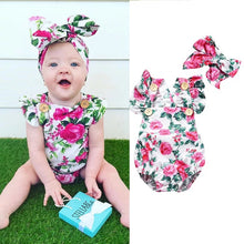 Load image into Gallery viewer, Baby Romper with Headband