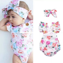 Load image into Gallery viewer, Baby Romper with Headband