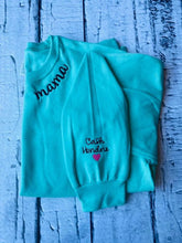 Load image into Gallery viewer, Mama Crewneck with kids name sleeve