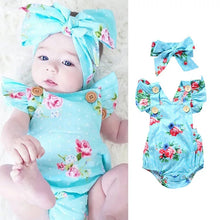 Load image into Gallery viewer, Baby Romper with Headband