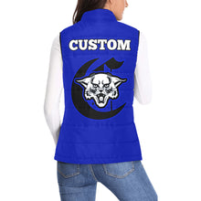 Load image into Gallery viewer, Blue Women's Padded Vest Jacket (Model H44)
