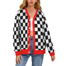 Load image into Gallery viewer, Checker Ribbed Cardigan
