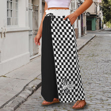 Load image into Gallery viewer, School Spirit Pants Colts Half Elastic Waist Tether Pockets Wide Leg Pants
