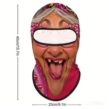 Load image into Gallery viewer, Full Face Mask Party Grandma
