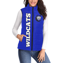 Load image into Gallery viewer, Blue Women's Padded Vest Jacket (Model H44)
