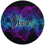 Chairs White Plastic and Steel Frame