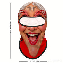Load image into Gallery viewer, Full Face Mask Christmas Grandma
