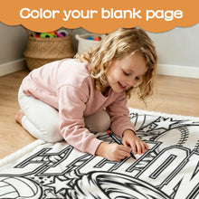Load image into Gallery viewer, Cyclones Coloring Doodle Blanket 100×150cm (24-Color Markers)
