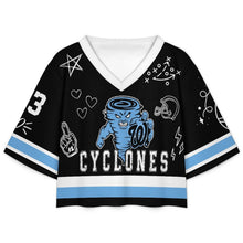 Load image into Gallery viewer, Design Women's Crop Rugby Jersey
