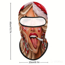 Load image into Gallery viewer, Full Face Mask Christmas Girl
