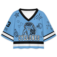 Load image into Gallery viewer, Design Women's Crop Rugby Jersey

