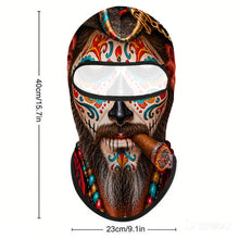 Load image into Gallery viewer, Full Face Mask Sugar Skull Guy
