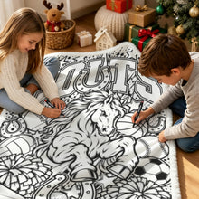 Load image into Gallery viewer, Colts Coloring Doodle Blanket 100×150cm (24-Color Markers)
