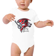 Windy Warriors 24 Baby Short Sleeve One Piece (Front Printing)