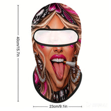 Load image into Gallery viewer, Full Face Mask Biker Girl
