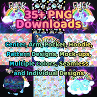 Colorful Bears No F*cks Given Set