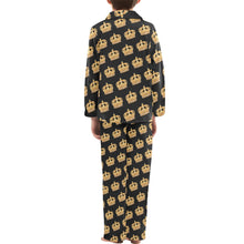 Load image into Gallery viewer, Crown Big Boys' V-Neck Long Pajama Set
